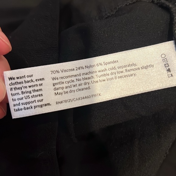 Eileen Fisher faux-wrap skirted pants “sarong pants” size XL - Picture 4 of 6